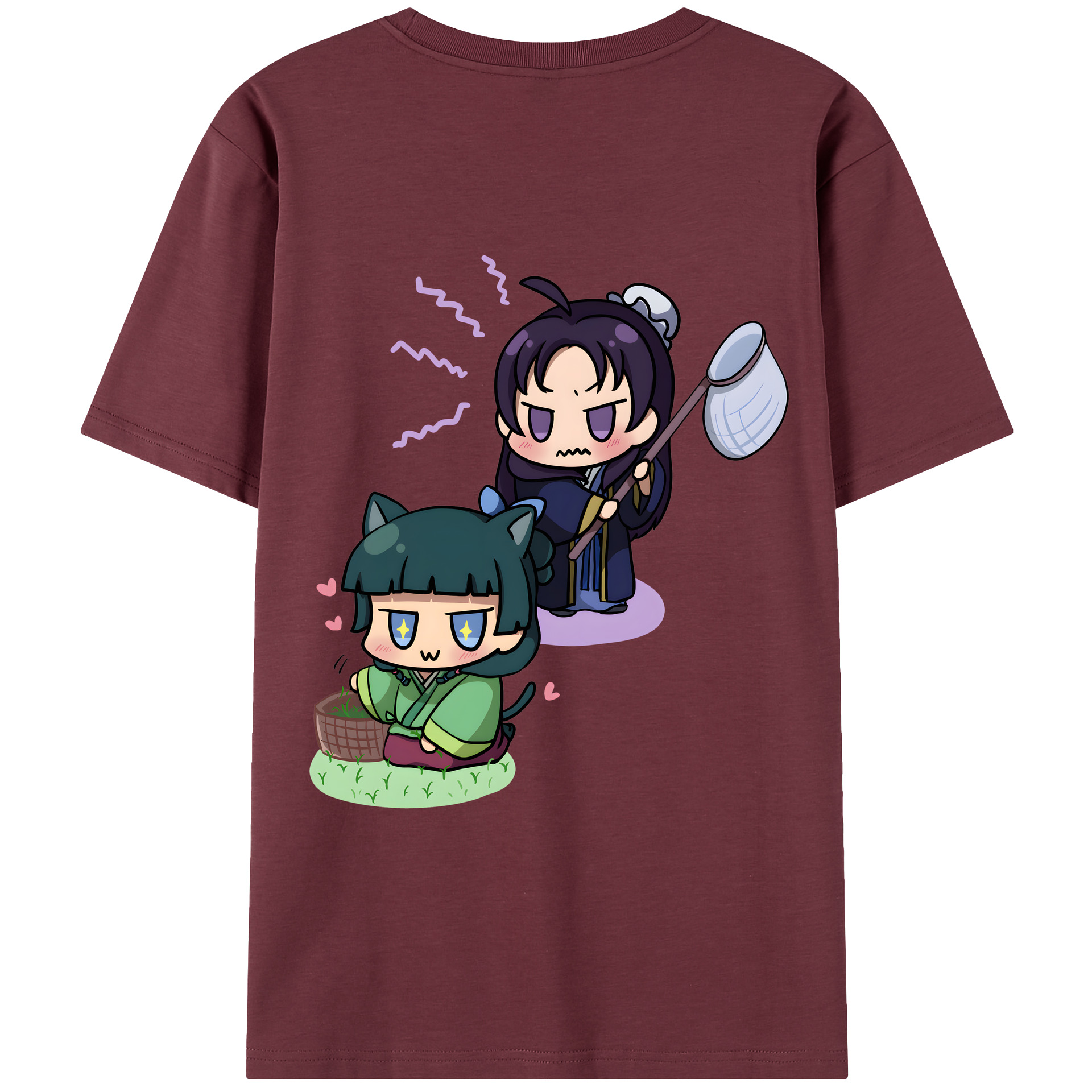 （画像用） 薬屋のひとりごと The Apothecary Diaries 綿100％半袖Tシャツ（背面プリント）